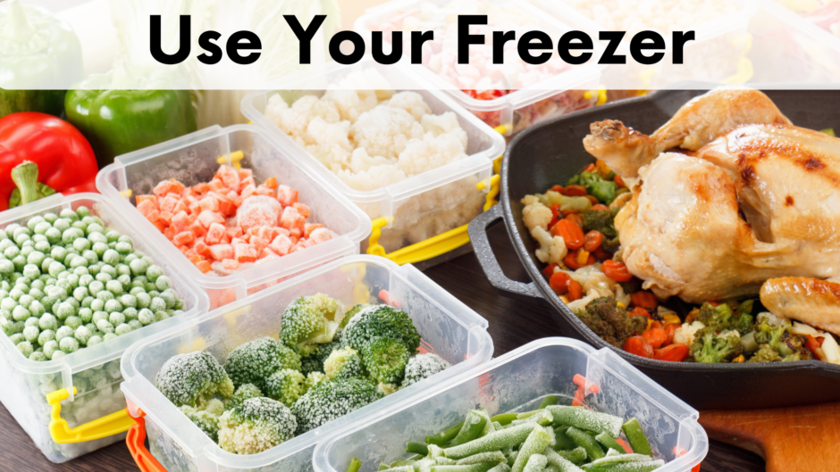 Cooking for One - Use Your Freezer