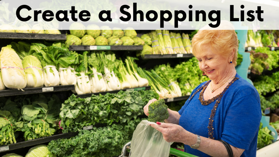 Grocery Shopping for Seniors