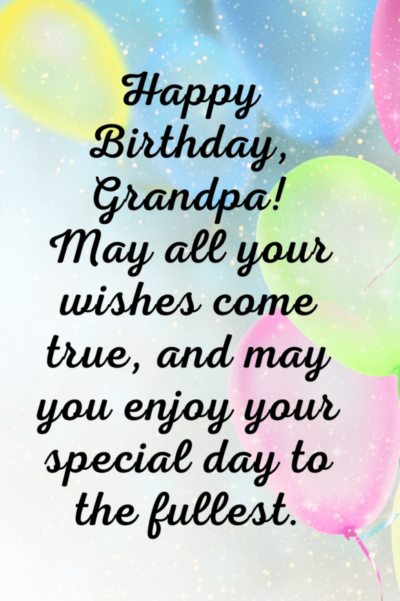 Birthday Sayings for Grandma and Grandpa