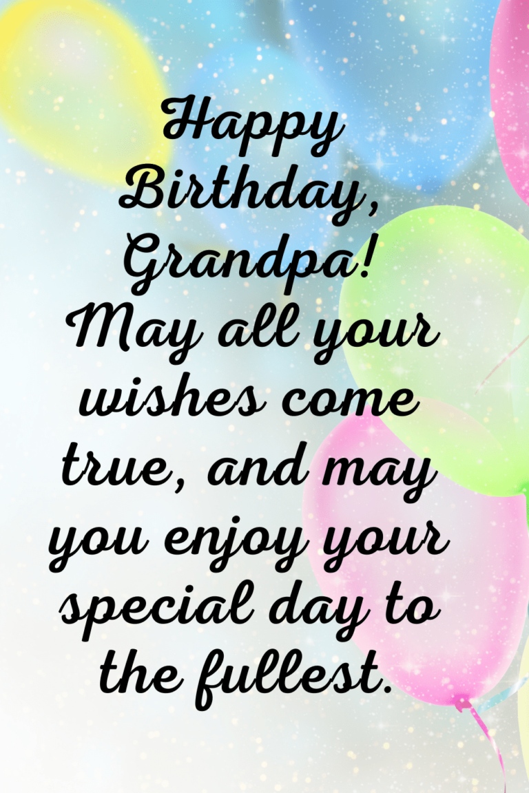 Top 100 Happy Birthday Sayings for Grandma and Grandpa