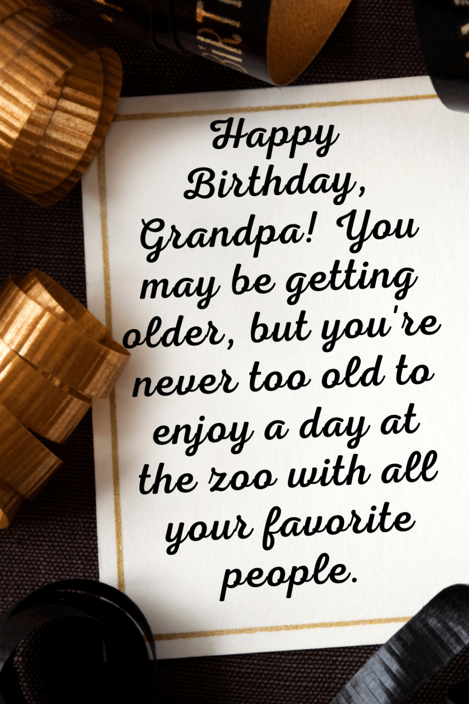 Happy Birthday Sayings for Grandpa