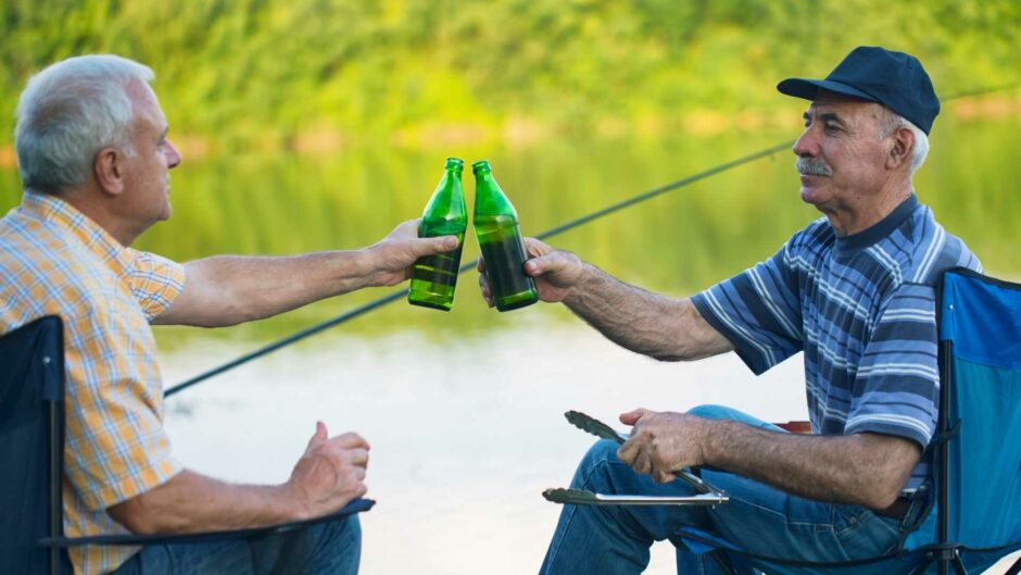 Two Men Fishing