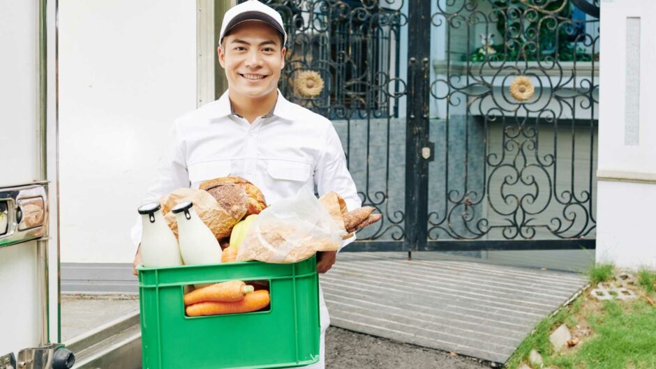 Groceries Being Delivered