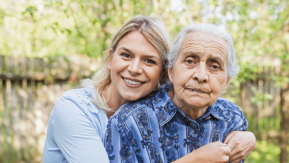 Hugs for Elderly Loved