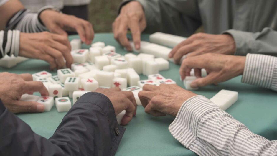Elderly Playing Game