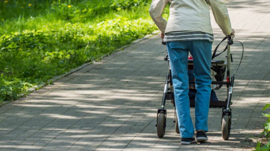 Walking with a Rollator